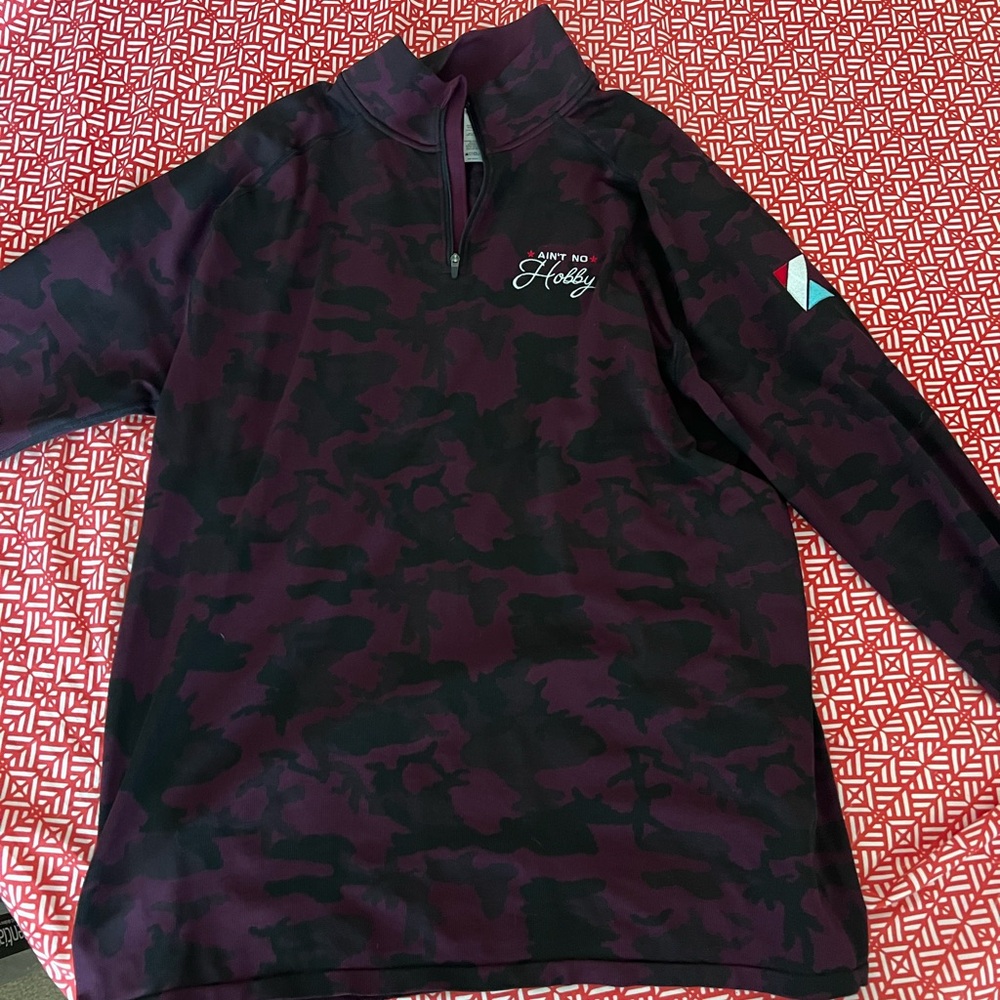 Barstool Camo Quarter-Zip Pullover - Ain’t No Hobby